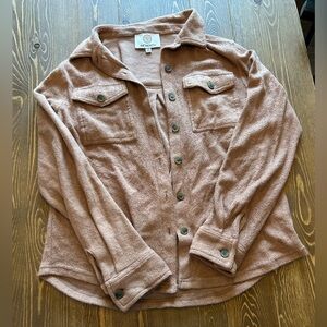 44 North Women's Tan Button Up